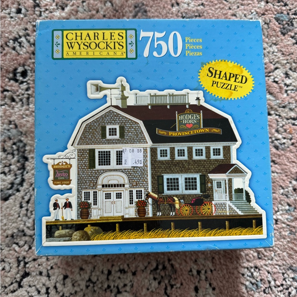 Charles Wysocki Americana Shaped Puzzle - 750 Pieces
